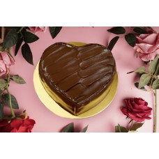 VDAY HEART ALL CHOCOLATE CAKE